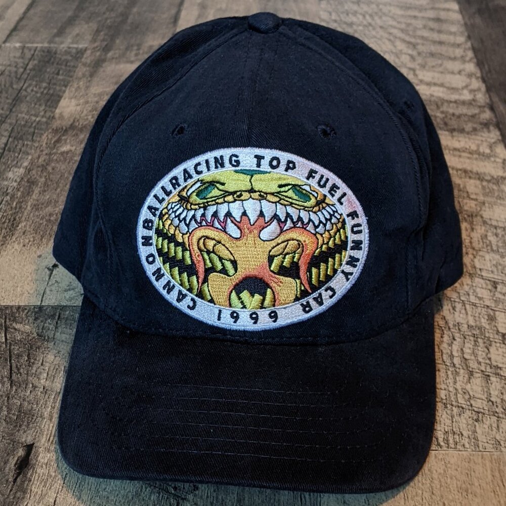 Oakley Scotty Cannon Vintage Drag Racing Hat 1999 Baseball Cap Black